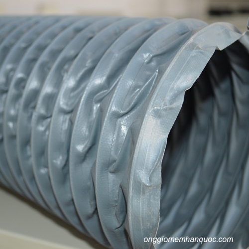 Báo giá ống gió mềm vải Tarpaulin Hàn Quốc