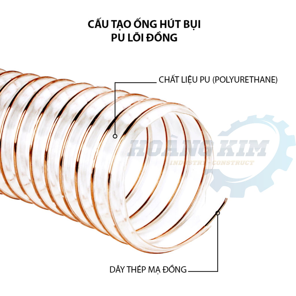 Cấu tạo ống hút bụi lõi đồng