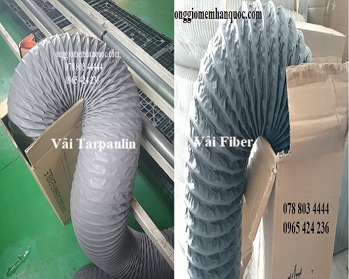 Các loại ống gió mềm vải thông gió hút bụi phổ biến 2