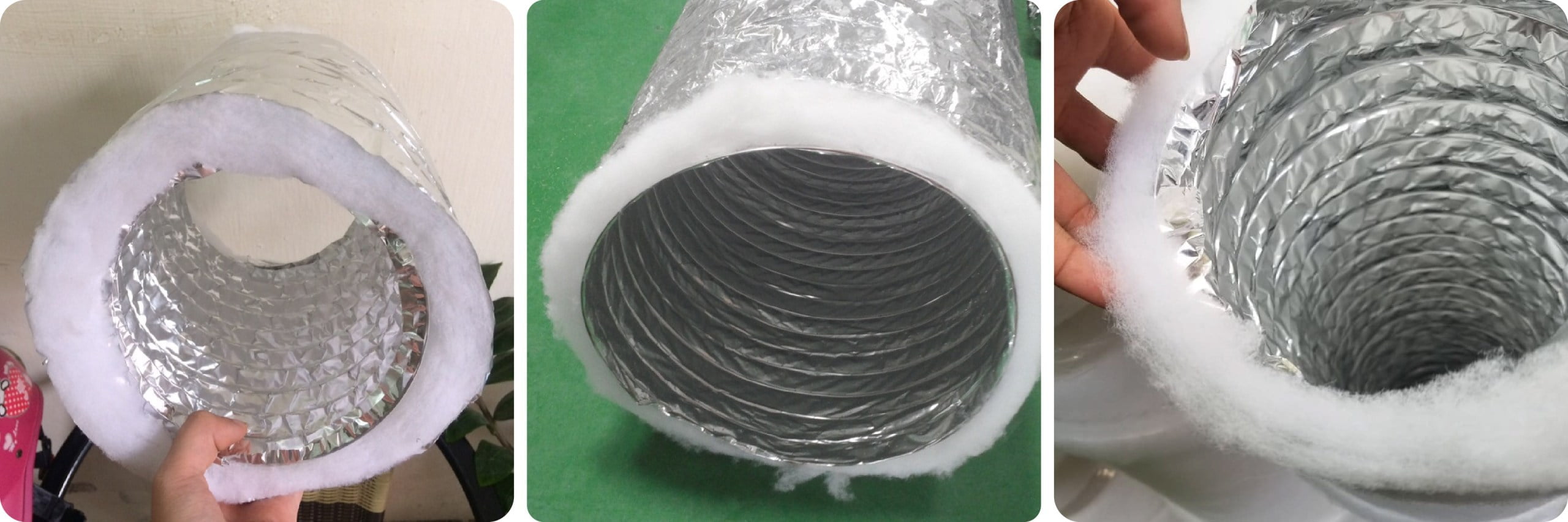 Ống gió mềm nhôm có bảo ôn-01