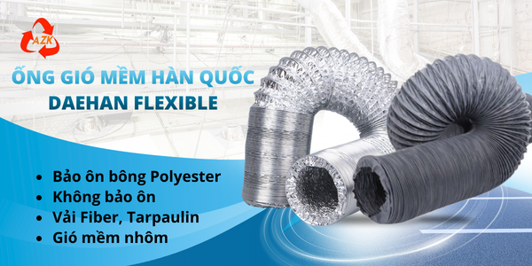 ống gió mềm hàn quốc